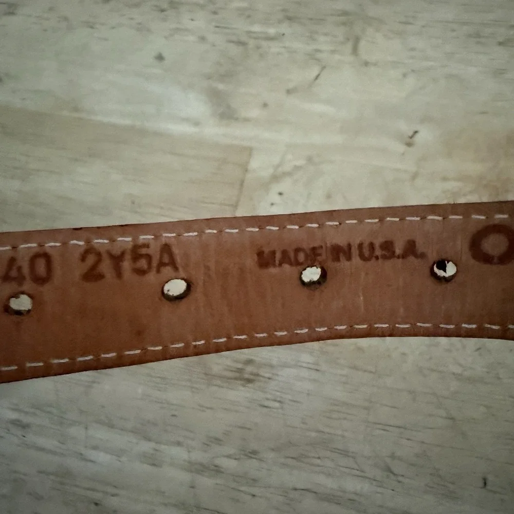 Orvis brass buckle